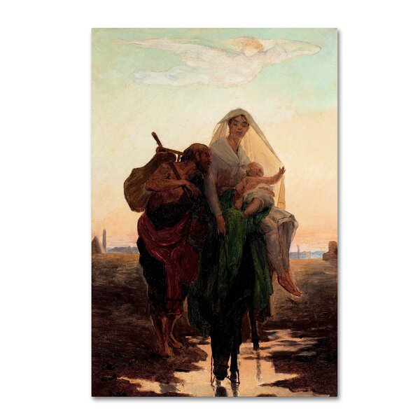 Trademark Art Flight Of The Holy Family To Egypt On Canvas by Almeida ...