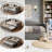 Upholstered Daybed with Trundle and Headboard for Small Spaces,Velvet Daybed with Backrest, Gray, Twin-1155732074