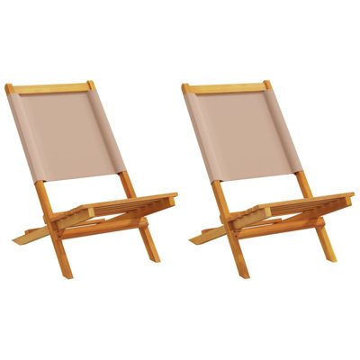 24-4 Polyester/Polyester Blend Garden Chair With Cushion Folding Chair Set