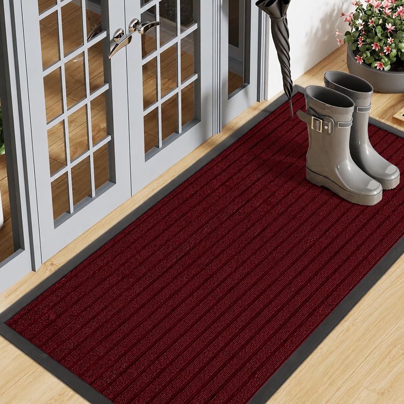 Tamalyn Non-Slip Indoor Doormat , Burgundy, 40cm W x 60cm L