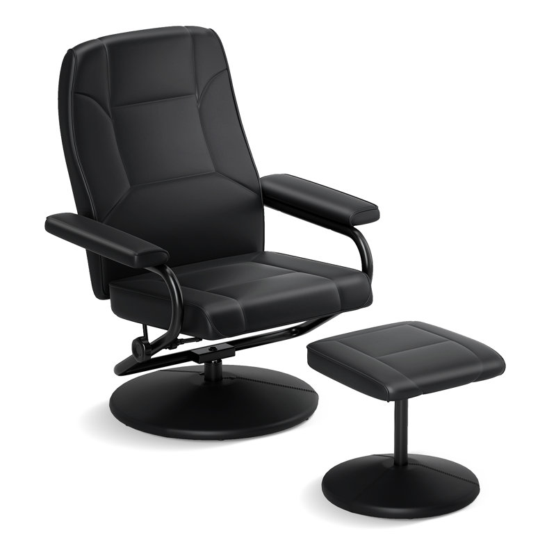 Upholstered Accent Chair, Black