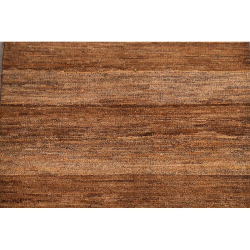 Tapis oriental unique en laine noué à la main 1 pi 7 po x 3 pi 3 po Gabbeh Kashkoli