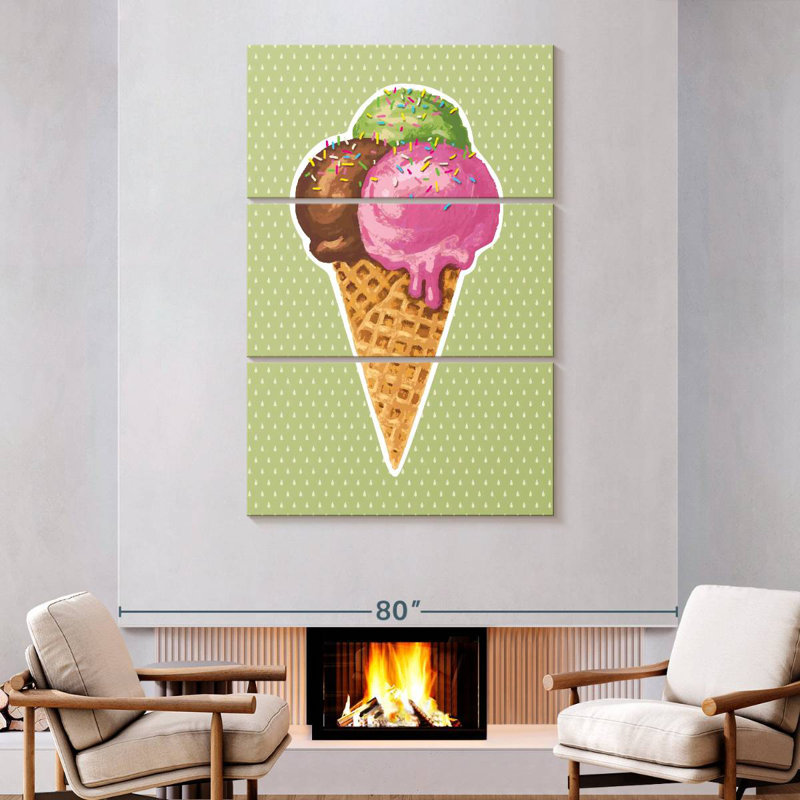 Yarlin Yummy Ice Cream, H 74 po x l 48 po