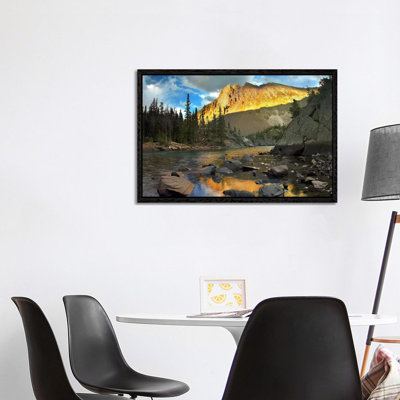 Nokhu Crags, Hornfel Layers Carved By Glaciers, Medicine Bow Range, Colorado II 1 Piece Wall Art on Canvas