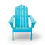 Chaise Adirondack d'extérieur en PEHD LuXeo Marina-1458038645