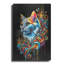  'Cat Portrait - Graffiti Style' by Rey Klimt Metal Wall Art, 12" x 16"-890354882