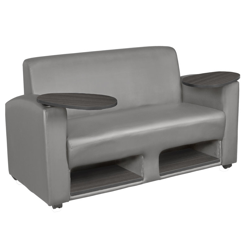 Chaise de réception Nadyah, Gris cendre / gris