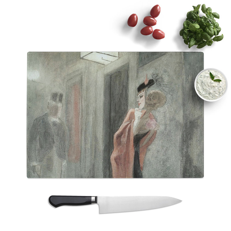 Human Parody by Felicien Rops Chopping Board, 0.4cm H x 28.5cm W x 39cm L