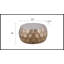 Ensemble de table basse 32 po et de table de bout moderne en aluminium 32 po Modern-1930117177