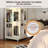 4-Tier All-Steel Rotating Bookshelf With 360° Wheels, Large Size Sturdy & Spacious Book Rack, New Style Yellow Bookshelf,Easy Assembly-447706735