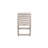Grandcourt Fully Assembled All-Weather Outdoor Folding Patio Chair and Table 3 Piece Set-1856193878
