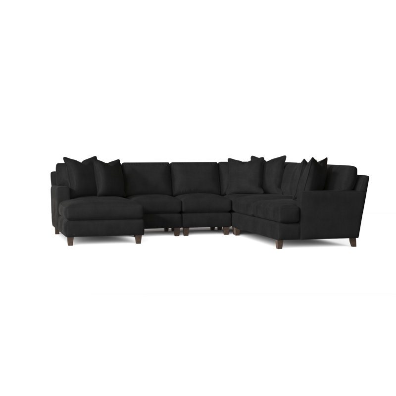 Mila Sectional, Akiko Graphite Performance 5534-011, Aged Gray