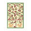 Torchon floral en coton