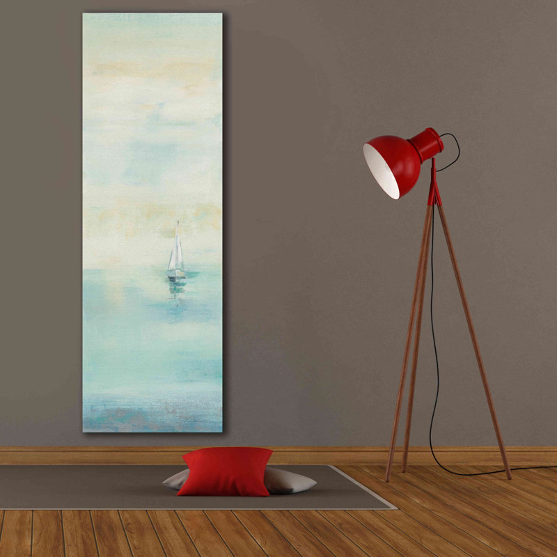 «Early Morning Sea I» par Silvia Vassileva, art mural sur toile, H 60 po x l 20 po x P 1,5 po