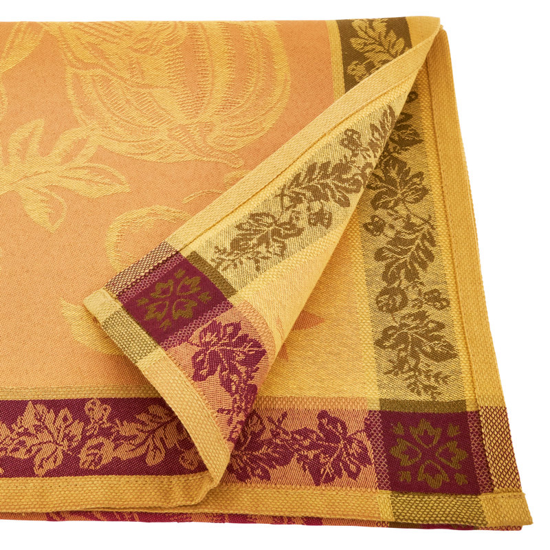 Jenner Geometric Cotton Blend Thanksgiving Table Runner, 84" L x 16" W