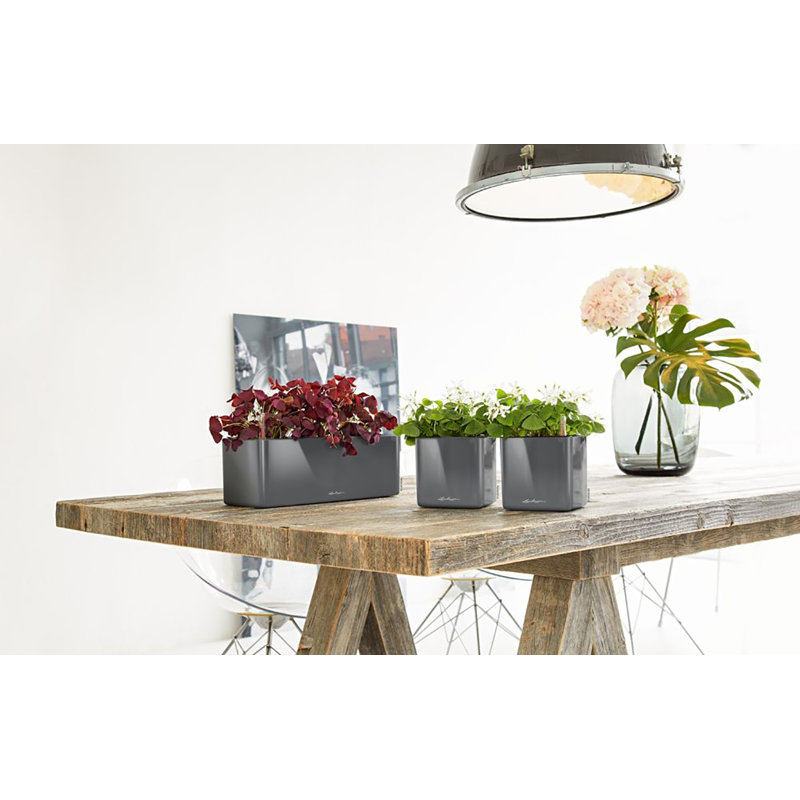 Cube Pot Planter, Charcoal