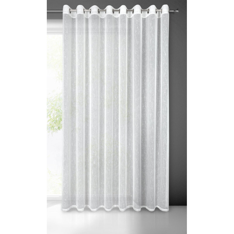 Karavites Sheer Curtain Single Panel, 250cm H x 300cm W