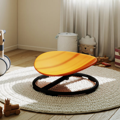 Sensory Chair for Autistic Kids and ADHD Teens, 360° Rotation, Heavy Duty 220 Lb Capacity, Orange