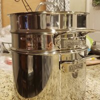 Viking 3-Ply 8 Qt Multi-Cooker/Pasta Pot w/ Bonus Steamer · 8 Piece Set