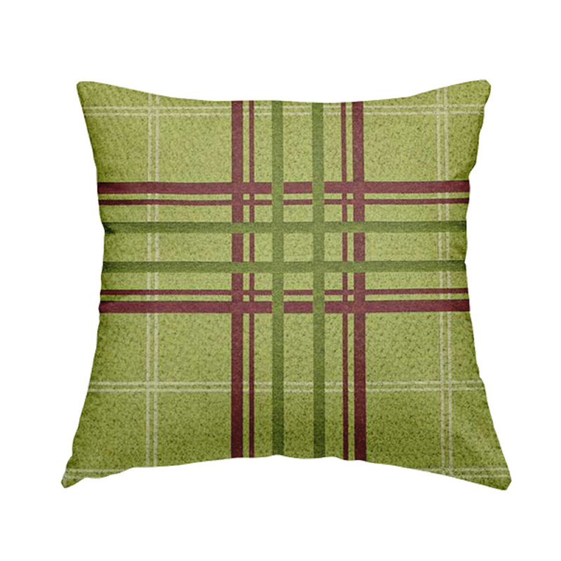 Cho Plaid Rectangular Cushion