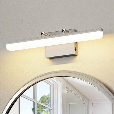 16" Dimmable LED 12W Bath Bar, 5 Color Temperatures Adjustable