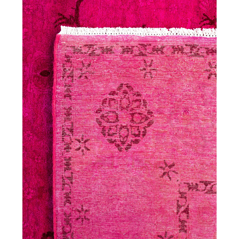 Overdyed One-of-a-Kind 8' 0" X 10' 5" Hand Knotted Area Rug