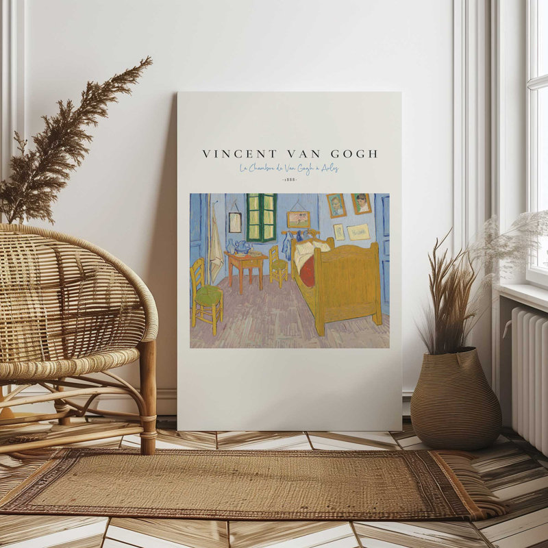La Chambre v2 de Van Gogh, Toile tendue, H 18 po x l 12 po