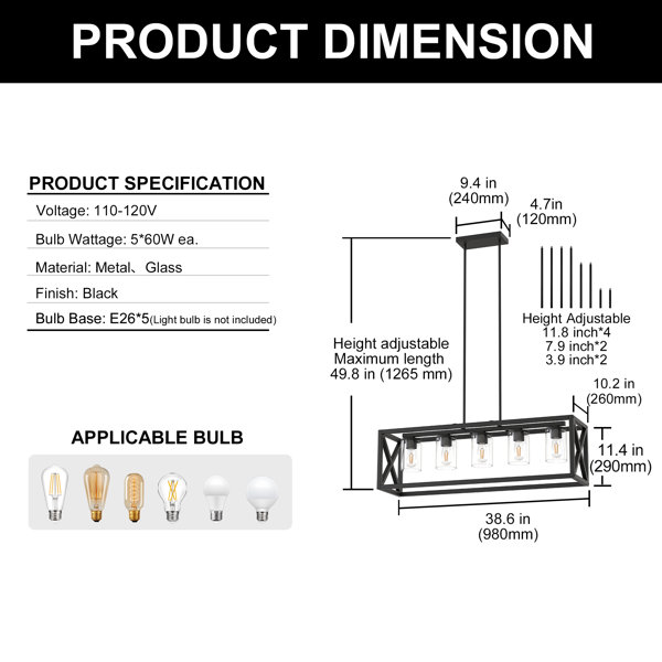 Product Dimensions