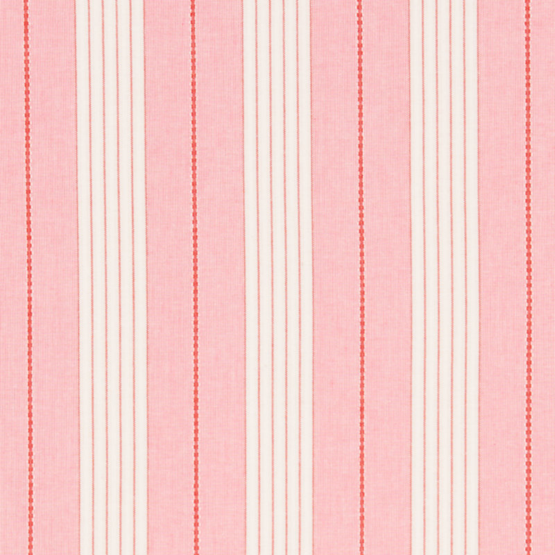 Tissu rayé Audrey, Rose / Rouge