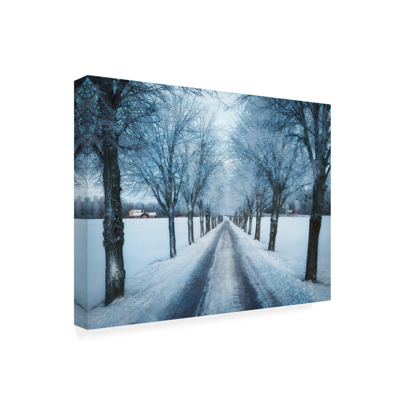 Art sur toile «Rhin» par Christian Lindsten, H 14 po x l 19 po