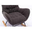 Chaise berçante rembourrée Lamond-1950182948