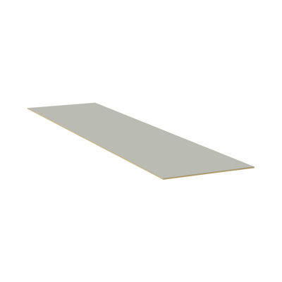 Panneau d'extrémité gris Sinber Laguna pour réfrigérateur, garde-manger et armoires hautes, l 23,5 po x H 96 po x 1/4 po d'épaisseur