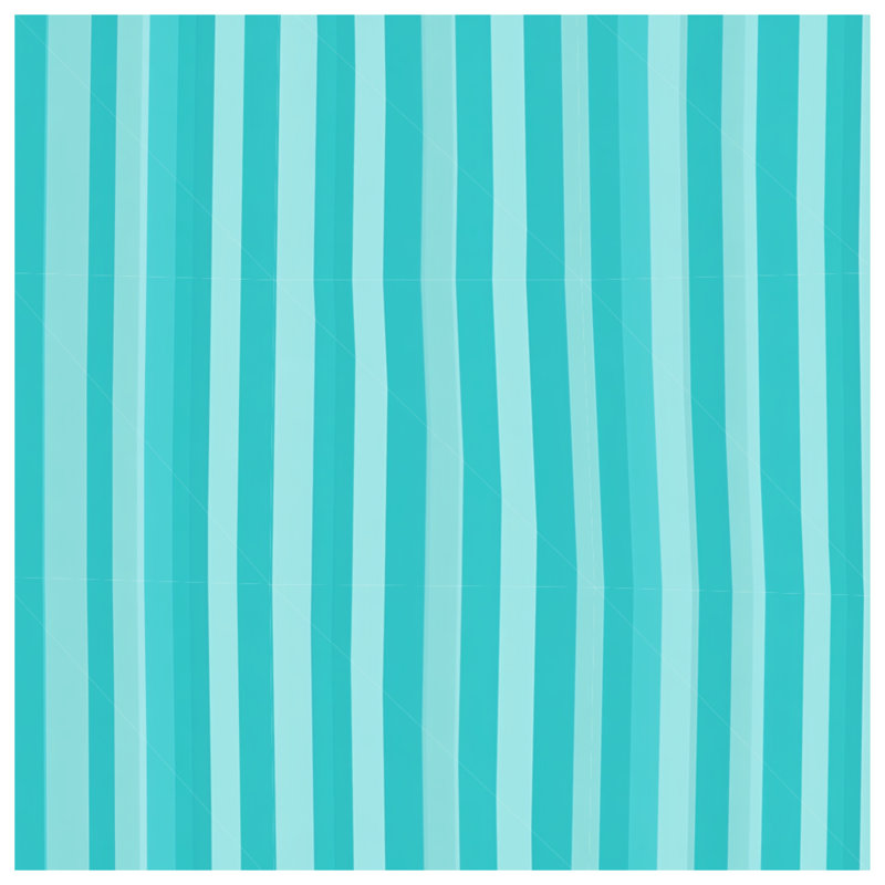Jeté en molleton Stripes - Jeté à motif pour canapés ou lits, 80" L x 68" W, Bleu / bleu sarcelle rayé
