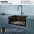 Karran Quartz 24-3/8'' X 19-1/8'' Single Bowl Undermount Kitchen Sink Kit-65980511