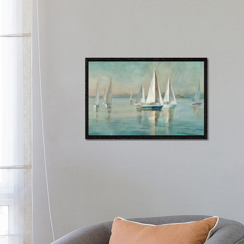 Danhui Nai - Print on Canvas, 66.04 cm H x 45.72 cm W, Black Floater Framed