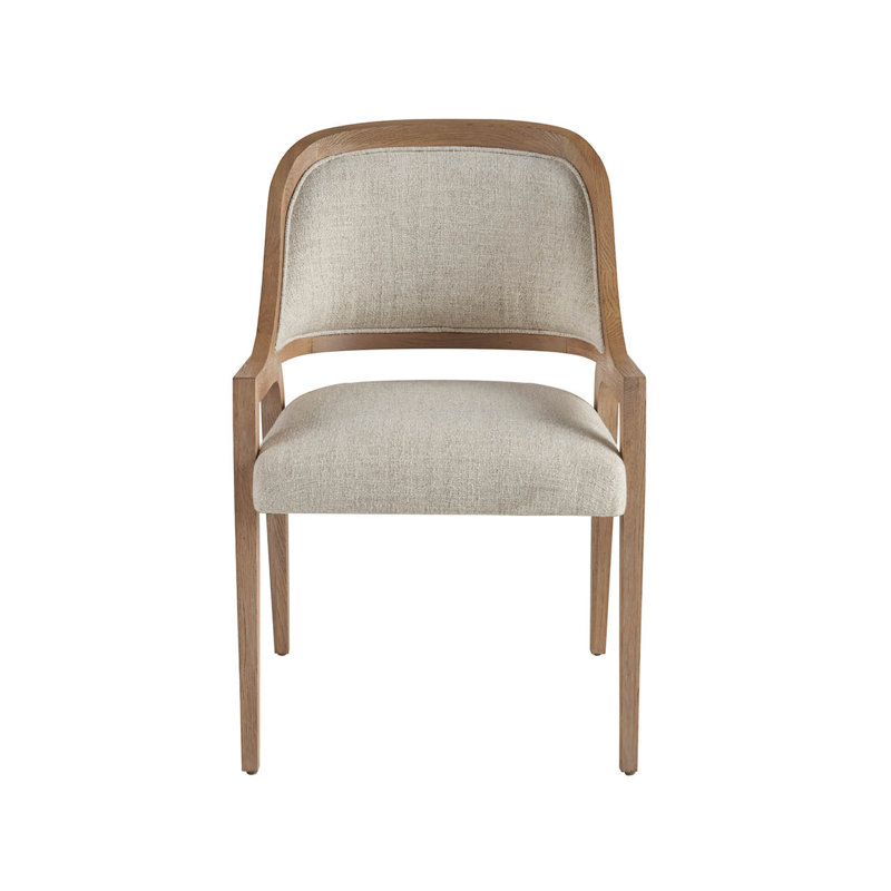 Avaline Upholstered Arm Chair, Skylark