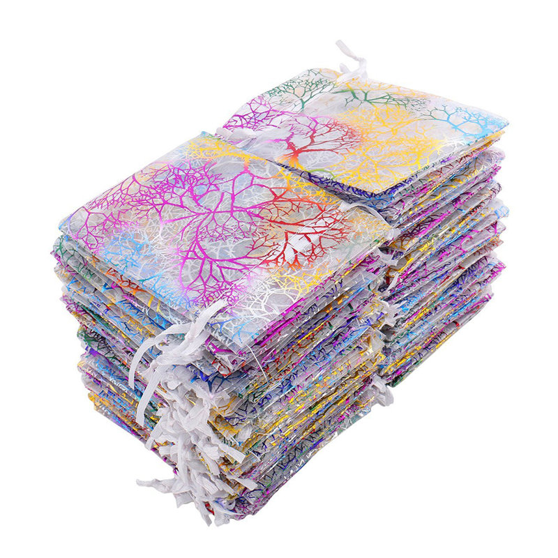 Sacs-cadeaux Coralline, Rose, H 4 po x l 5 po