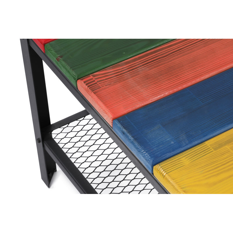 Table basse avec rangement Lacona, Multicolore