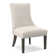 Chaise d'appoint rembourrée Tuxedo