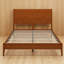 Lit plateforme en bois de bambou massif-160432388-160432392