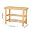 Wood Storage Bench