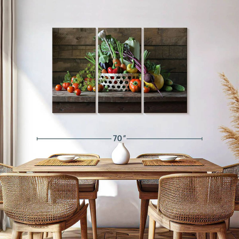 Yarlin Fresh Vegetable Selection, 36" H x 57" W