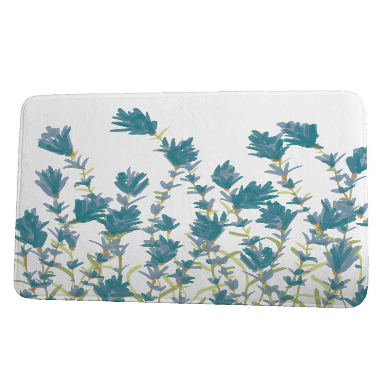 Tapis de bain Loose, L 24 po x l 17 po, Bleu pâle
