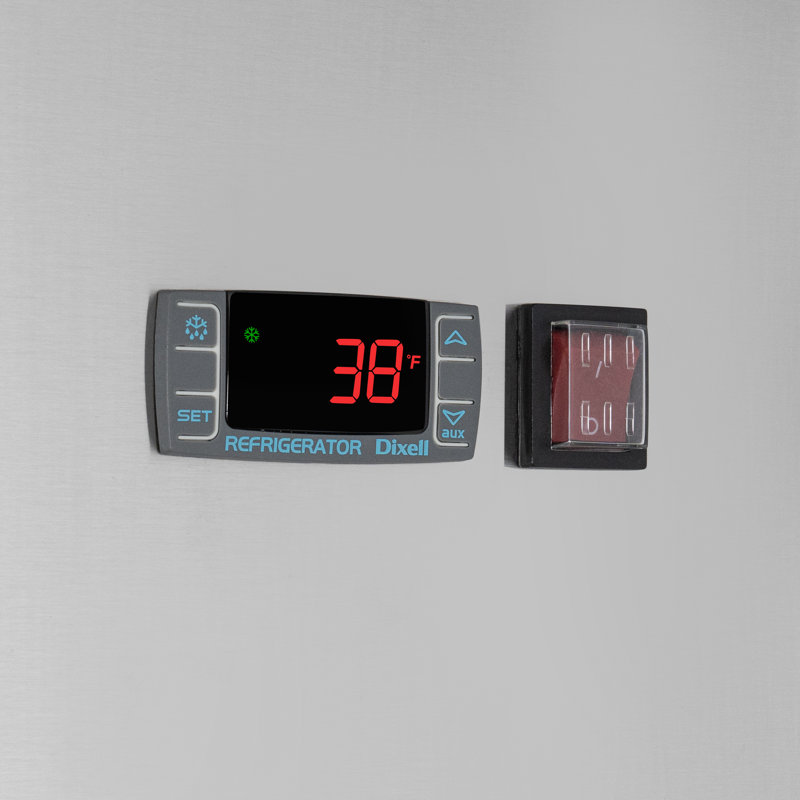 54" Stainless Steel Two-Door Commercial Reach-In Refrigerator