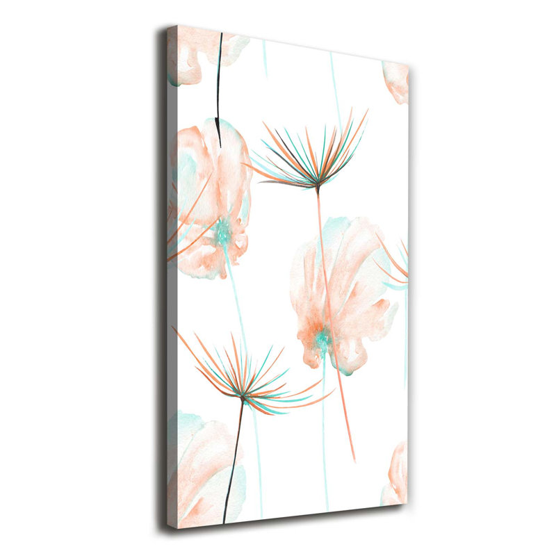 Field Flowers - Wrapped Canvas Print