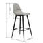 Jakobe Upholstered Counter Stool with Metal Frame-32484490