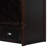 Full Size Murphy Bed with Large Drawers,Espresso
