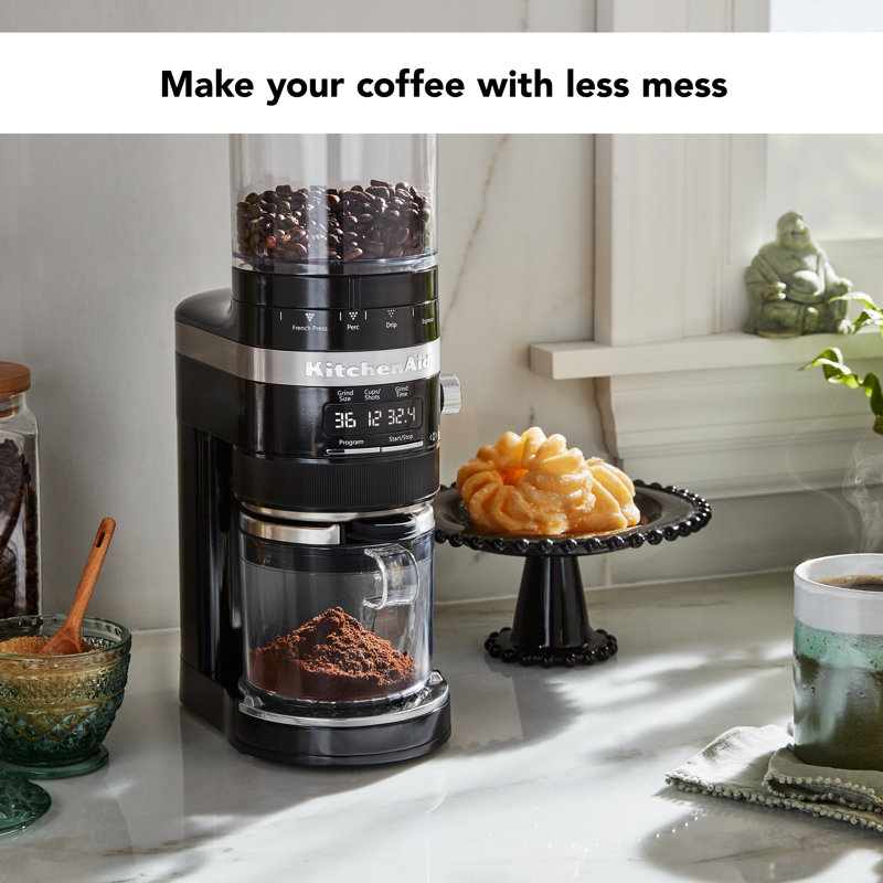 Moulin à café KitchenAid® Burr, Noir onyx