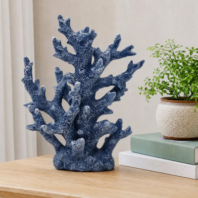 Etlemonde Coastal Beach Coral Reef Statue Home Decor