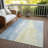 Machine Washable Indoor/Outdoor Xhevrie Denim Rug-730263497
